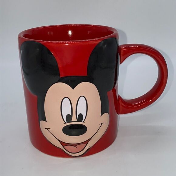 Disney Mickey Red Mug - Picture 1 of 8